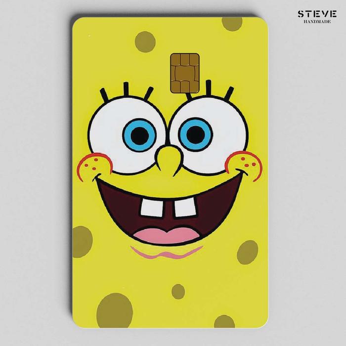 Gambar Flazz Gen 2 Emoney Brizzi Tapcash Spongebob Custom Nama UV Print - SB01, FLAZZ GEN 2 dari Steve Handmade undefined Tokopedia