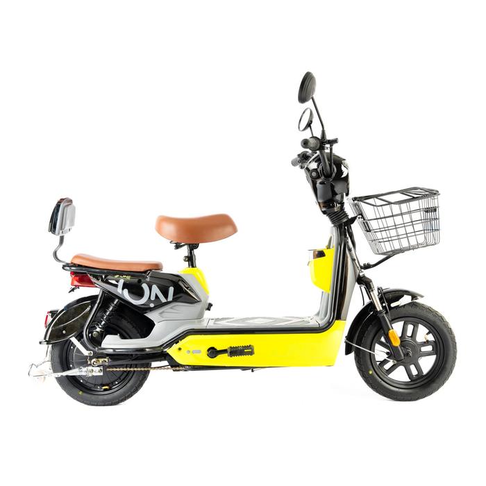 Gambar SEPEDA LISTRIK ION ONE ELEMENT MOTOR 350W Watt Ebike Pedal Assist NEW - Black-Yellow dari Toko Sepeda Majuroyal undefined Tokopedia