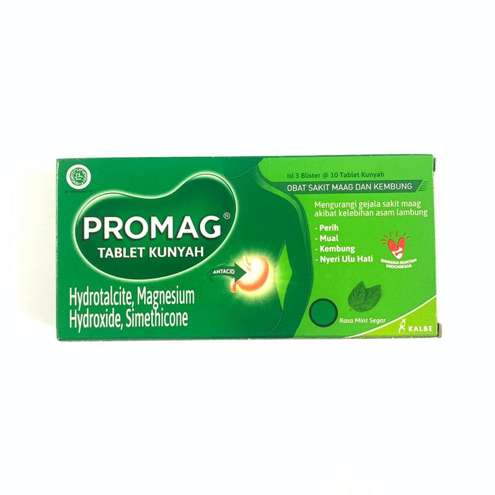 Gambar PROMAG Tablet Kunyah - Obat Maag & Kembung dari apoteknatanette undefined Tokopedia