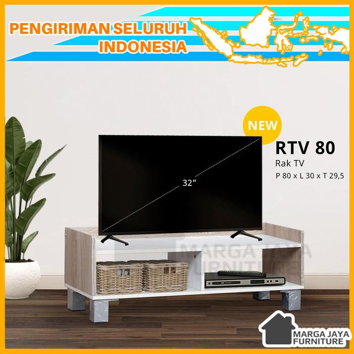Gambar Rak Meja Tv MURAH Minimalis Modern - Interior Meja Tamu Knock Down - rtv 80 dari Toko Marga Jaya Furniture_NEW undefined Tokopedia