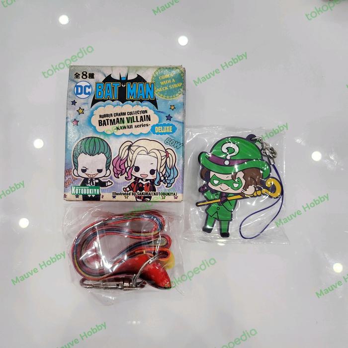 Kawaii Riddler Jual Kotobukiya Rubber Landyard Batman Villain Kawaii Series The ...