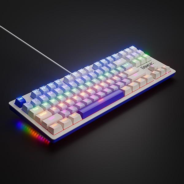 Gambar Gamen Titan II Keyboard Gaming Mechanical Pluggable Switch Blue - Ungu - Putih dari central game manado undefined Tokopedia