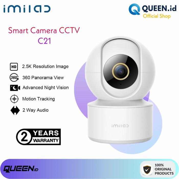 Gambar IMILAB C21 Home Security Smart Camera CCTV IP WiFi 2.5K 360 Kamera dari QUEEN id Official undefined Tokopedia
