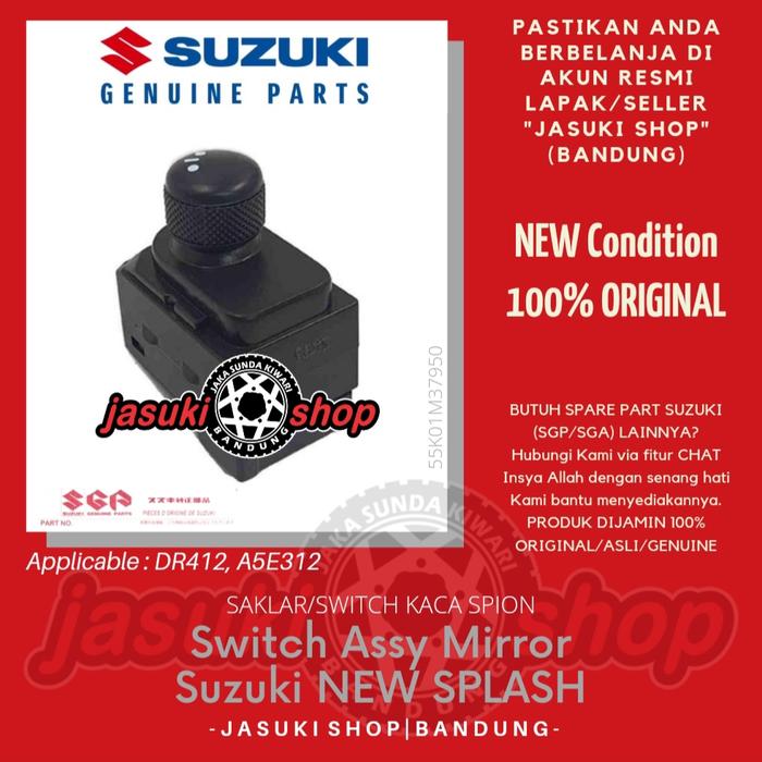 Gambar Tombol Switch Mirror Spion Suzuki New Splash DR412 Asli Original SGP dari Jasuki Shop undefined Tokopedia