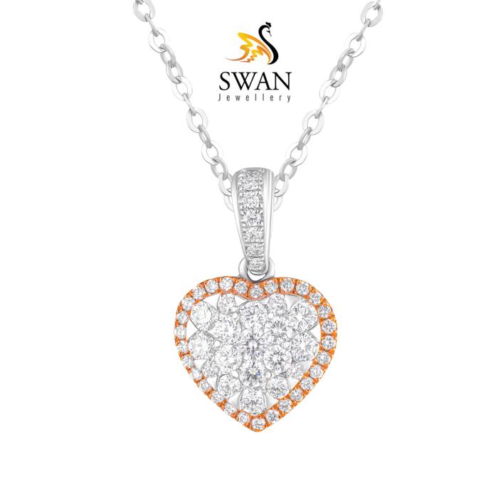 Gambar Berlian Set Desain Love IMLR897754 Swan Jewellery - LIONTIN dari Swan Jewellery undefined Tokopedia