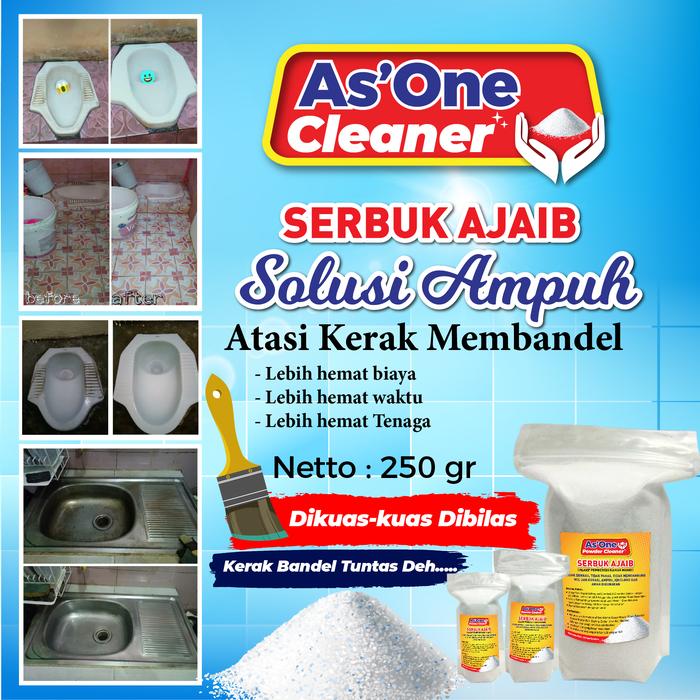 Gambar Serbuk Murni (Biang) Pembersih Kerak Kamar Mandi, Toilet, 250 Gram dari One-Shop99 undefined Tokopedia