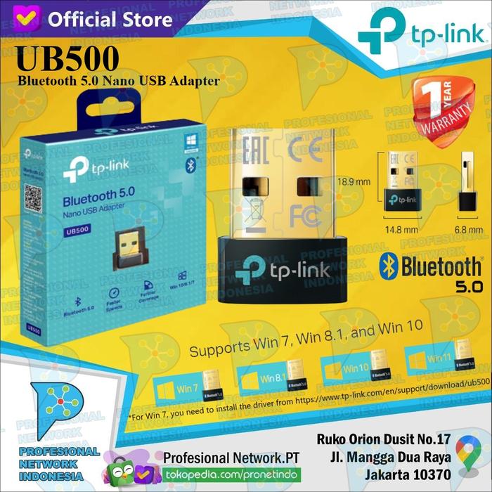 Jual TP-LINK UB500 BLUETOOTH 5.0 NANO USB Bluetooth Adapter tplink ...
