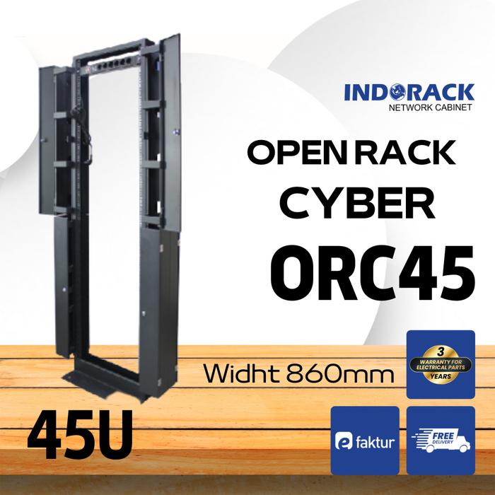 Jual Indorack Open Rack Cyber 45U Rack Server 19