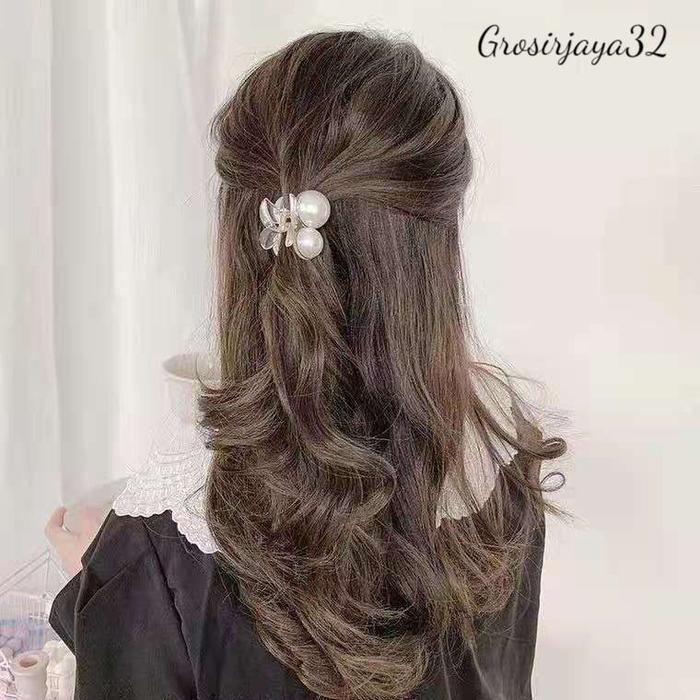Gambar jedai Mutiara Cherry 3,5cm Jepit Salon Korea Mutiara Jepit Poni dari Shalimar88 undefined Tokopedia