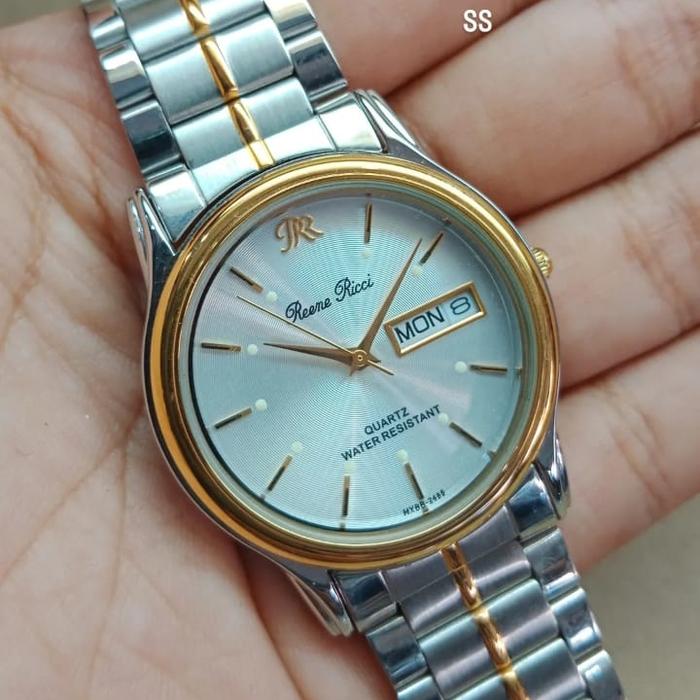Gambar jam tangan Reene Ricci 2485-DD original rantai analog - Tgl+hr com+pth dari garuda jaya seller undefined Tokopedia