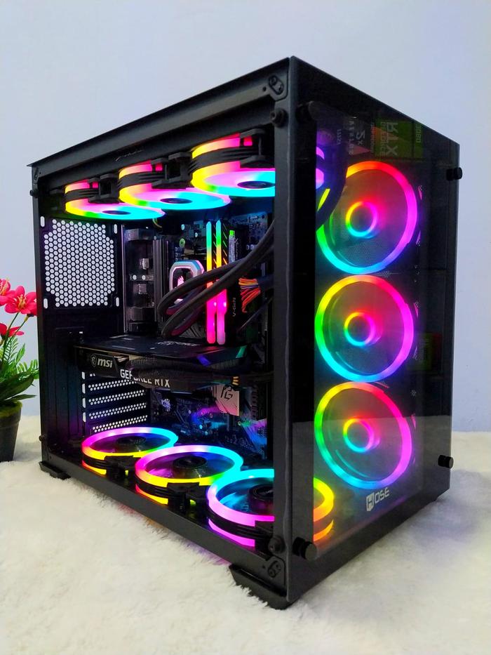 Gaming Pc Ryzen 5700x Rtx 3060 Ddr6 Nvme 16gb Ddr4 Rgb Render Grafis