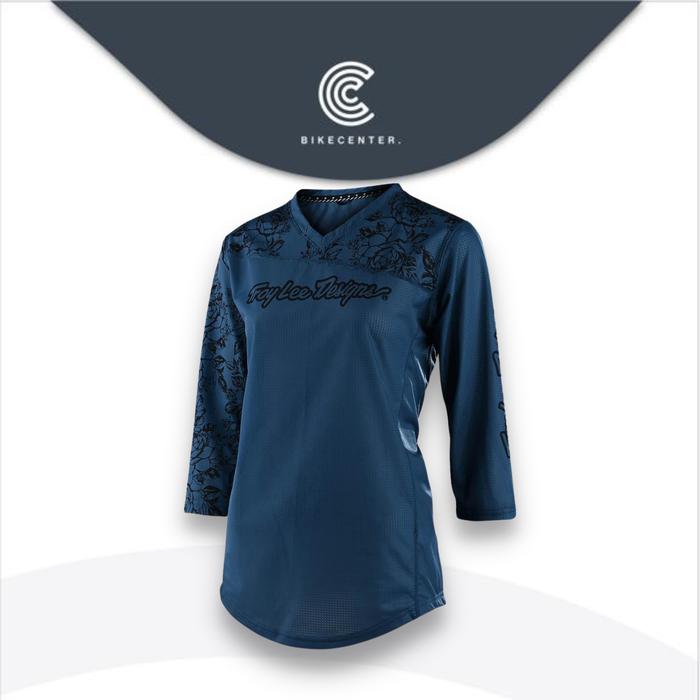 Gambar TROY LEE DESIGN - Womens Mischief Jersey Mtb - FLORAL BLUE, M dari BIKE CENTER INDONESIA undefined Tokopedia