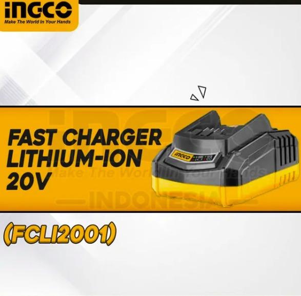 Gambar P20S Fast Charger 20V - INGCO FCLI200 Baterai Cordless Power Tools - 2.0 Ah dari GisTools undefined Tokopedia