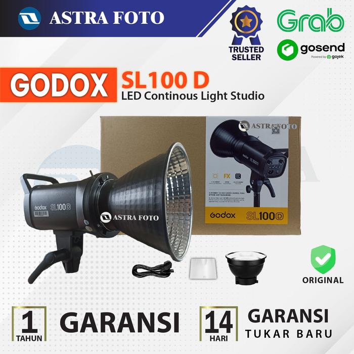 Gambar GODOX SL100D LED STUDIO BOWENS MOUNT SL100 / SL 100 W / SL100 W - Unit Only, Tanpa Tas dari Astra Foto undefined Tokopedia