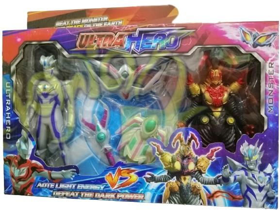 Gambar Mainan anak robot figure ultraman ultra hero monste HF00014 - Silver-Ungu dari SYARIAH TOYS undefined Tokopedia