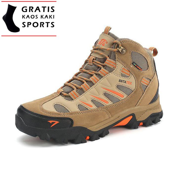 Gambar Sepatu Gunung SNTA Tipe 491 Warna Green - Sepatu Hiking Boot Pria - SNTA 493 BEIGE, 39 dari Leond Sports undefined Tokopedia