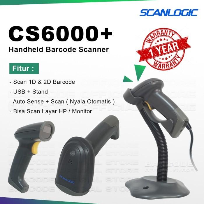 Gambar Barcode Scanner Scanlogic CS 6000 | CS6000 2D Efaktur QR Code Murah - CS6000 Plus dari Barcode Store Solutions undefined Tokopedia