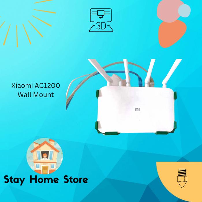 Gambar Xiaomi Mi AC1200 Wall Mount / Holder / Bracket router dari Stayhomestore_NEW undefined Tokopedia