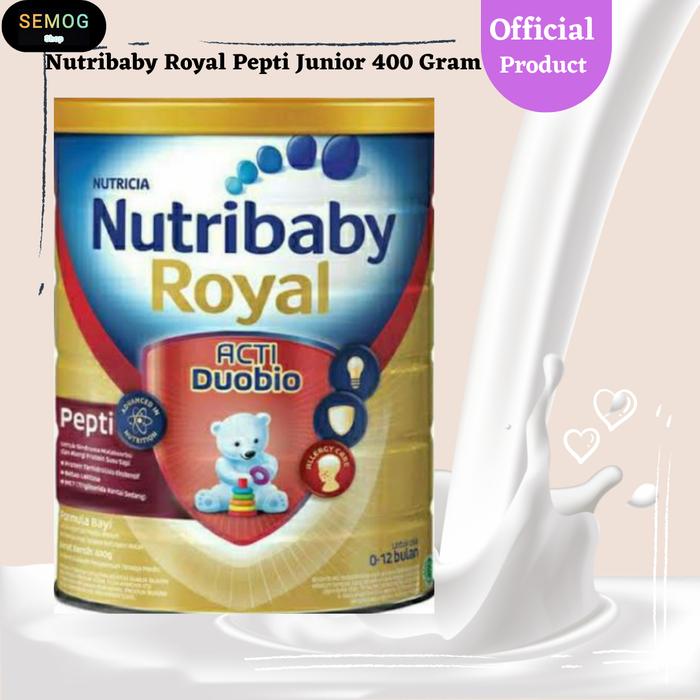 Gambar Nutribaby Royal Pepti Junior 400 gr 0-12 Bulan Alergi Susu Sapi dari SEMOGShop undefined Tokopedia