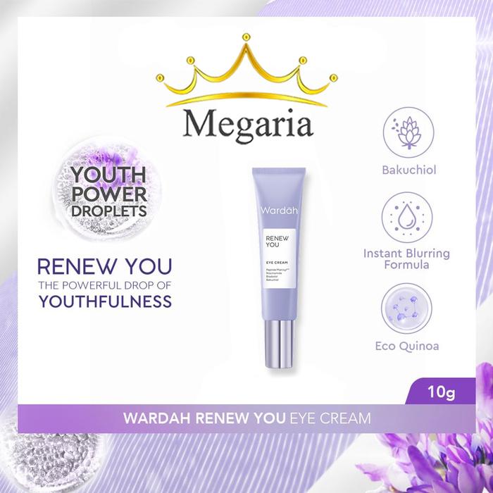 Gambar Wardah Renew You Anti Aging Eye Cream 10ml dari Megaria Store undefined Tokopedia