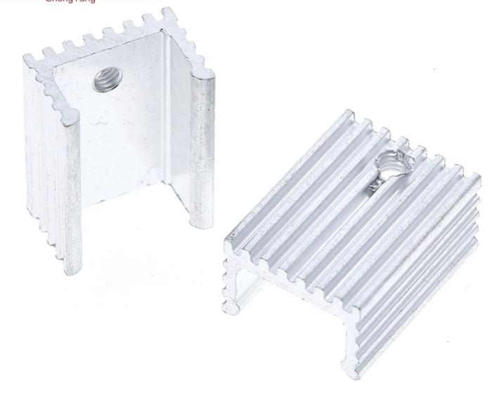 Gambar HEATSINK TO220 TIP41 BTA16 7805 Pendingin IC Transistor 21x15x10 mm dari Aisyah Arduino Jakarta undefined Tokopedia