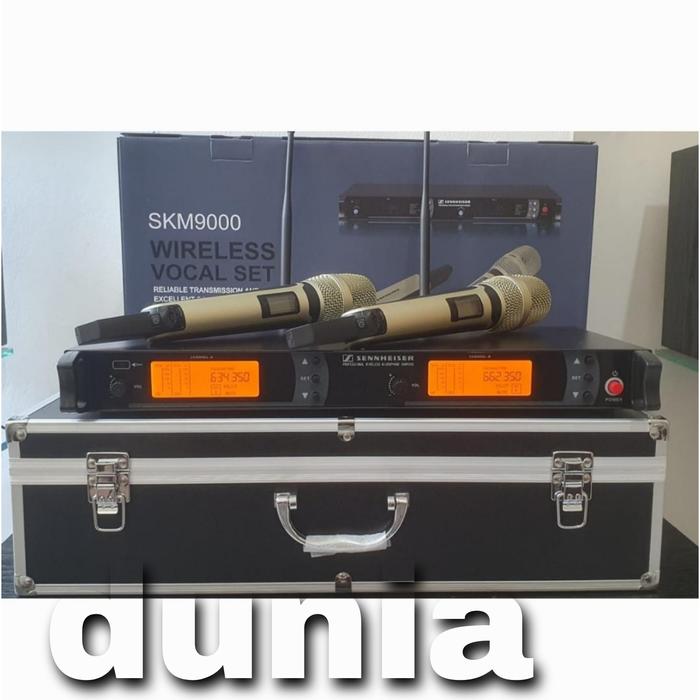 Gambar Microphone mic Wireless Sennheiser SKM 9000 koper 2 antena Multi Chan - champagne dari DUNIA SOUND AUDIO undefined Tokopedia