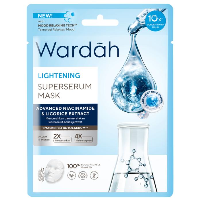 Gambar WARDAH Lightening Super Serum Mask 20 ml - WRDSuperSrmMask dari madame fany undefined Tokopedia