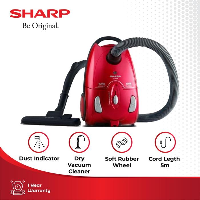 Gambar Sharp Ec-8305 Vacuum Cleaner Low Wattage - Merah - Merah dari TOKO JAWA ELECTRIK undefined Tokopedia