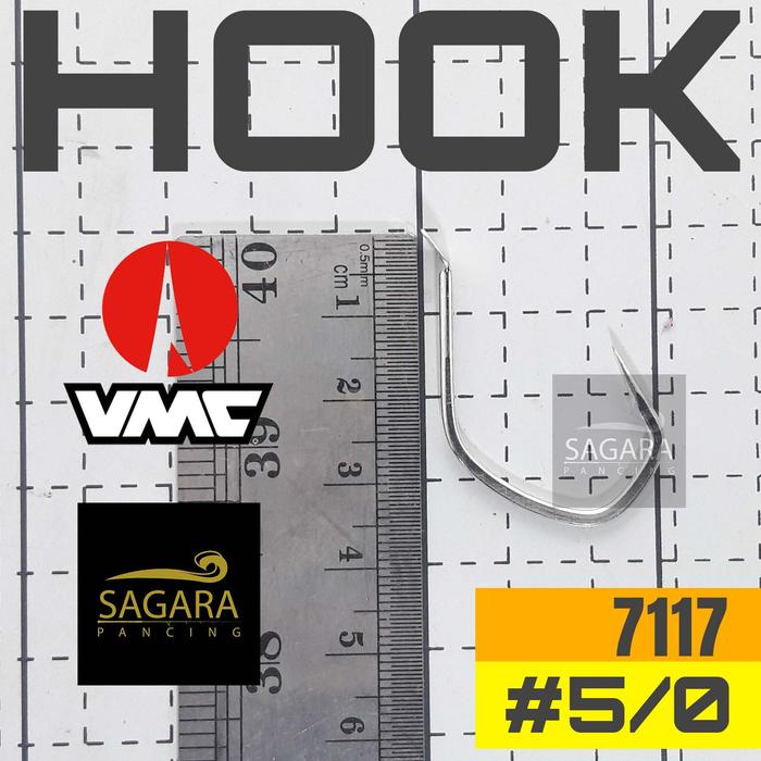 Gambar Hook VMC Model Kail VMC Model Eceran Assist Hook - #4/0 - 7269 dari Sagara Pancing undefined 4 Tokopedia