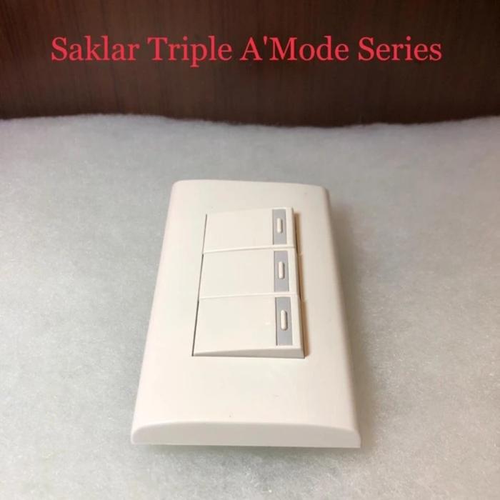 Gambar Saklar triple 3 gang panasonic - SAKLAR 3 GANG dari PROLED ELECTRIC undefined Tokopedia