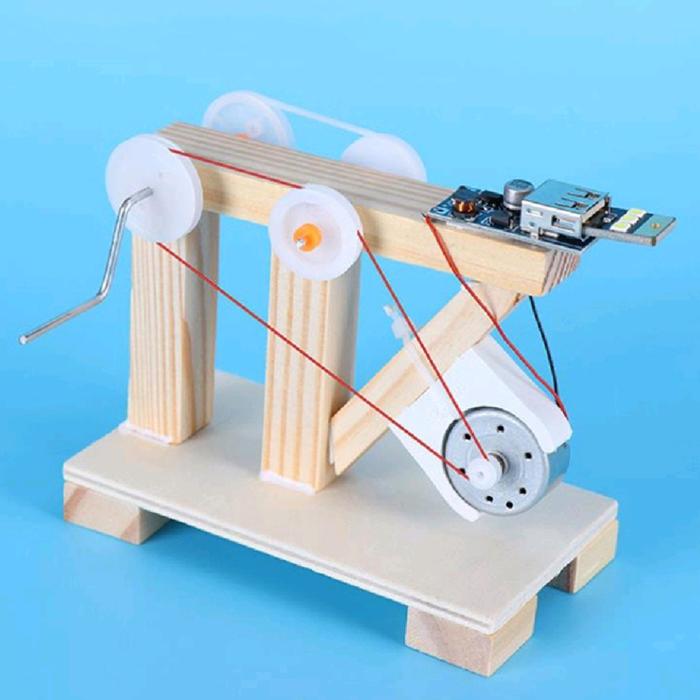 Jual Experiment Stem Diy Rakit Generator/hand Generator/peraga Fisika ...