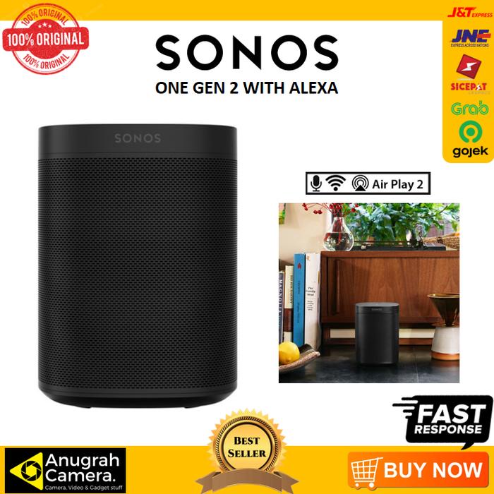 Gambar Sonos One Gen 2 Smart Wireless WiFi Speaker Music Lovers with Alexa dari Anugrah Camera undefined Tokopedia