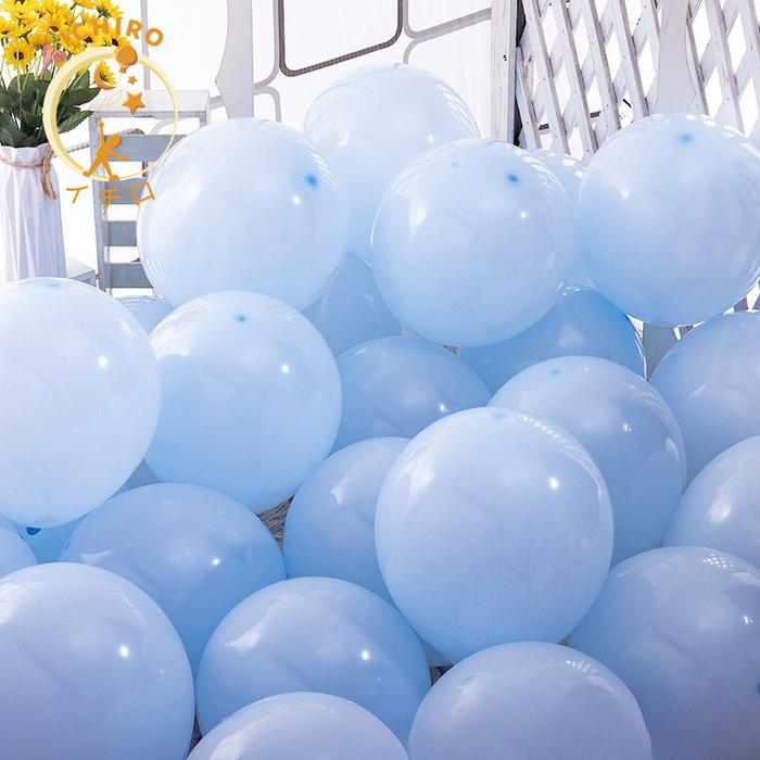 Gambar Balon Pastel 5 inch (Isi 100pcs) /Balon Ulang Tahun/Balon Ultah/Latex - Biru dari BalloonByIchiro undefined Tokopedia