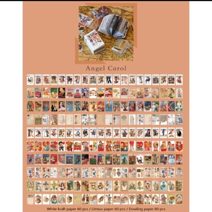 Gambar Kertas Memo Pad Retro Past Memories Era Angel Untuk Scrapbook - Angel Carols dari LaFeliciaCrafter undefined Tokopedia