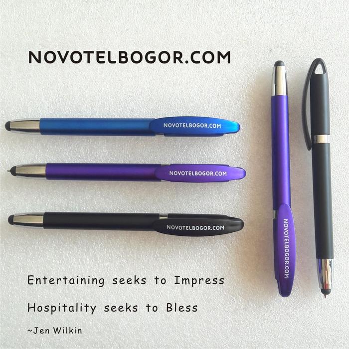 Gambar Ballpoint Stylus - Polos / Custom Logo ( Dll 744 ) - Cetak Silver dari JembatanMas undefined Tokopedia