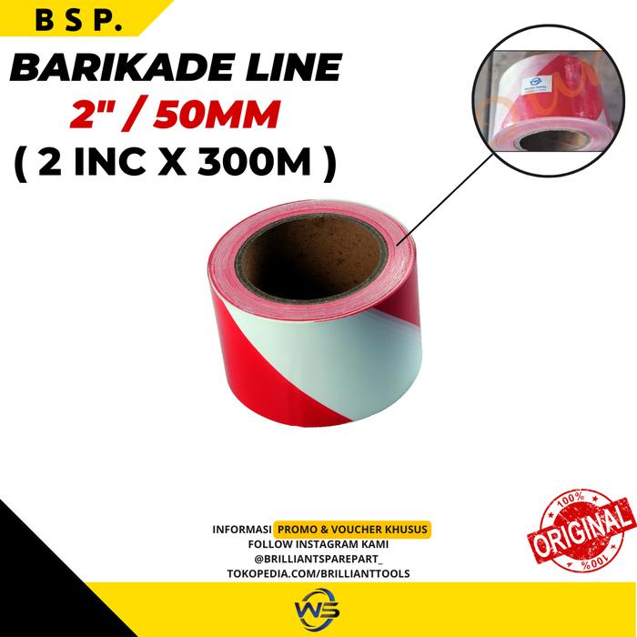 Gambar POLICE LINE / GARIS POLISI / SAFETY LINE 2-3" Inch x 300 500 Meter - 2.MP 2"X300M dari Brilliant Spare Part undefined Tokopedia