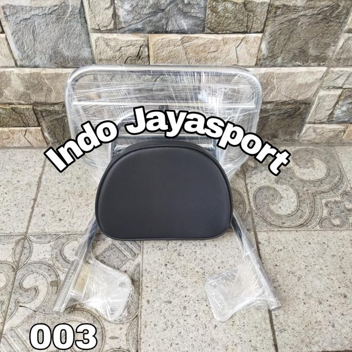 Gambar Behel Sandaran Belakang New Scoopy 2023/Aksesoris Scoopy - chrome hitam dari Adi jayasport undefined Tokopedia