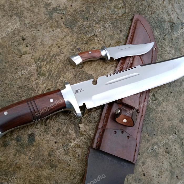 Gambar Big knife camping survival hunting satu set dari madanistore12 undefined Tokopedia