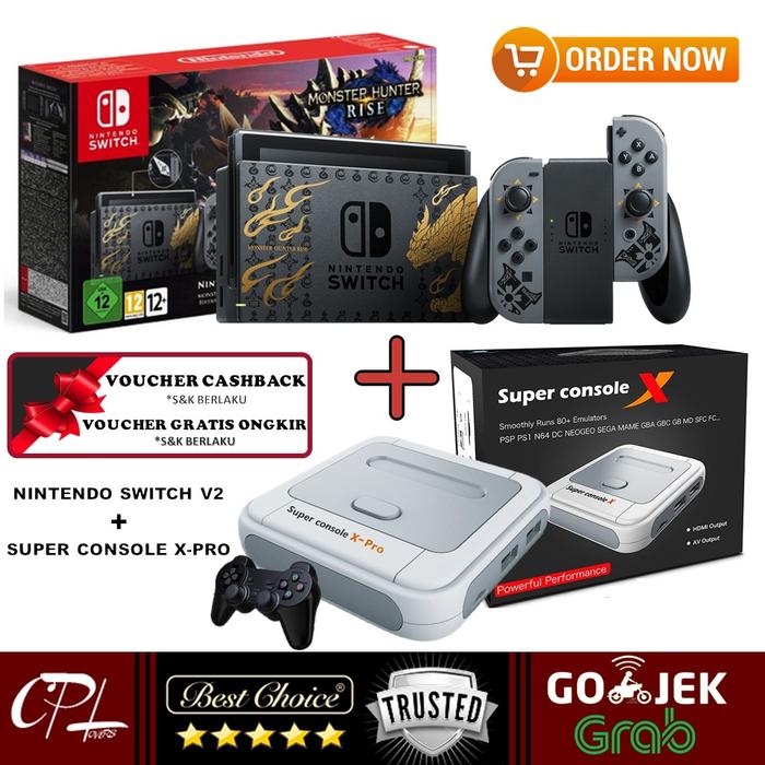 Special Edition Nintendo Monster Hunter Rise Console Mhr Switch - Main Image