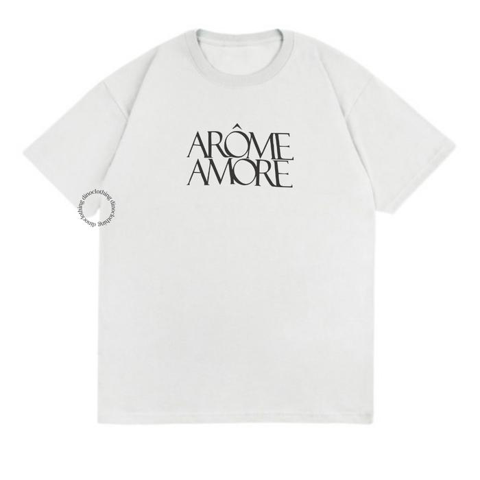 Gambar DINO CLOTHING - KAOS AROME KATUN COMBED PREMIUM UNISEX WANITA - Putih, S dari This is Dino undefined Tokopedia