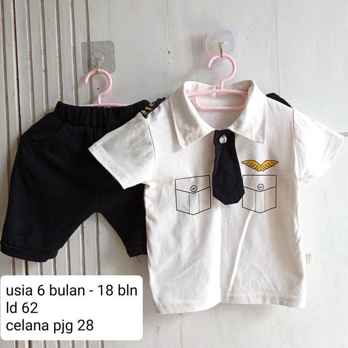 Gambar setelan anak laki laki usia 3-5 tahun/ preloved stelan piyama kaos dari ZEEKADA undefined Tokopedia