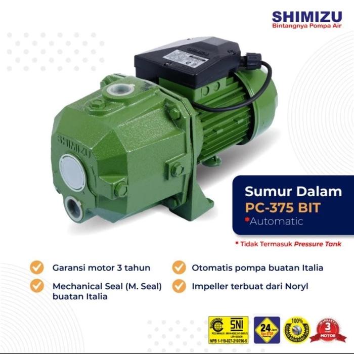 Gambar POMPA AIR SHIMIZU JET PUMP SUMUR DALAM BARU BERGARANSI RESMI - PC-375BIT dari topjaya elektronik undefined Tokopedia