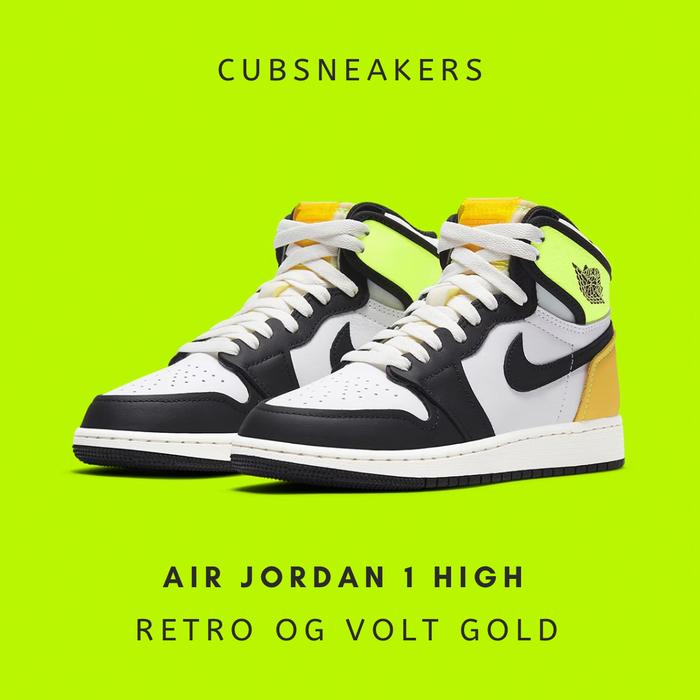 Fortnite Jordan Tokyo Og Sepatu Volt Gold Retro AIR JORDAN HIGH