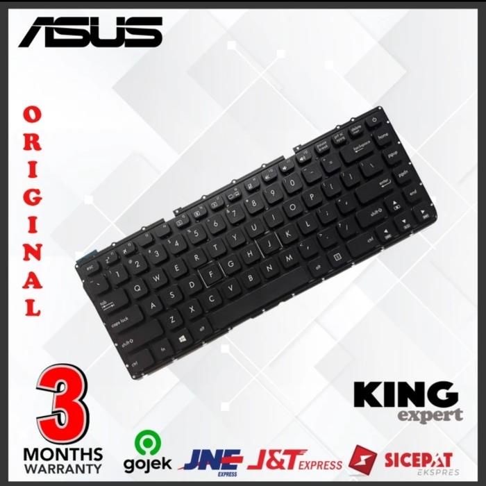 Gambar Keyboard ASUS X441U X441M X441A X441N X441S X441SC X441SA Original - Hitam dari King Expert undefined Tokopedia