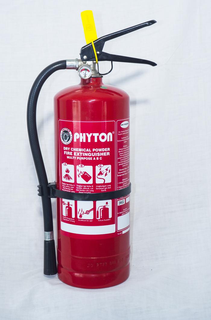 Gambar Alat Pemadam Api Merk Phyton Dry Chemical Powder - 3kg dari Vulcan Phyton Store undefined Tokopedia