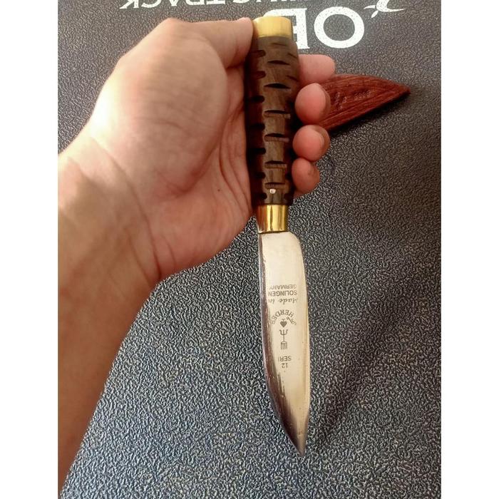 Gambar Pisau Dapur Cap Garpu Mini Lokal PB 10 CM Super Tajam Baja Asli - 10 ukir dari Aghilow undefined Tokopedia