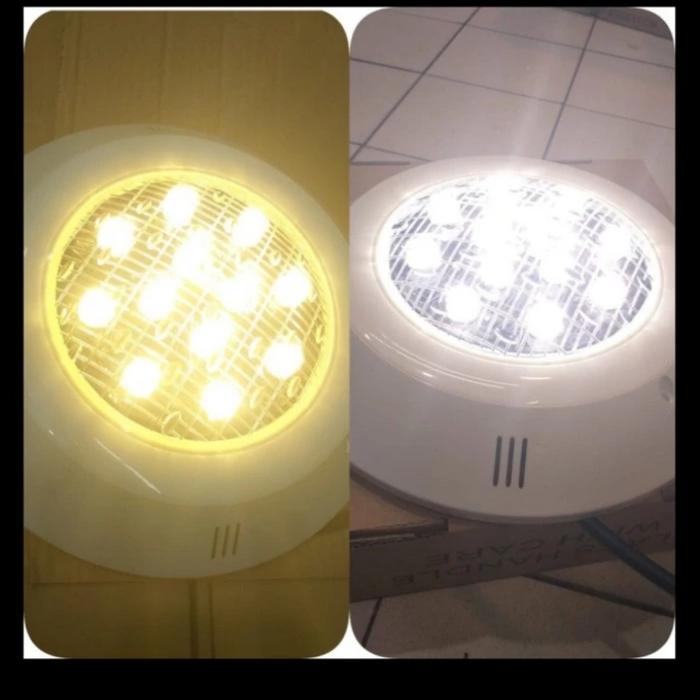 Gambar lampu kolam renang underwater 12W 12 mata Warm white 12v - Putih dari MANDIRI PBG undefined Tokopedia
