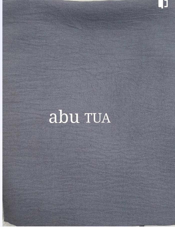 Gambar khimar sopia / hijab syari 1 lapis crinkle ori jns hijab - abu tua dari JNS HIJAB undefined Tokopedia