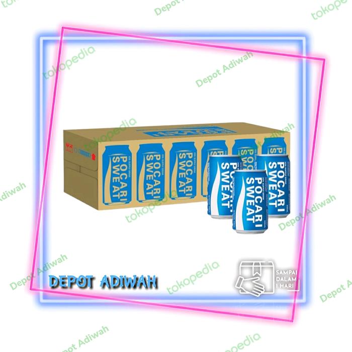 Gambar Pocari Sweat kaleng 330ml per karton (khusus Gosend/Grab) dari Toko Adiwah undefined Tokopedia