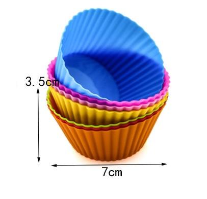 Gambar Cetakan Silikon Puding Kue Coklat Cupcake Partisi Bento Bekal Food Cup - Bulat Random dari Fantasy Land undefined Tokopedia